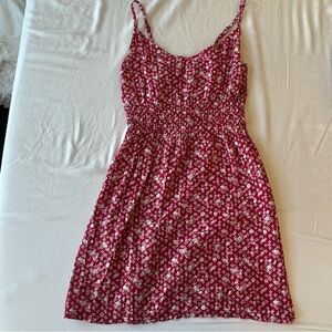 Floral Red Sun Dress